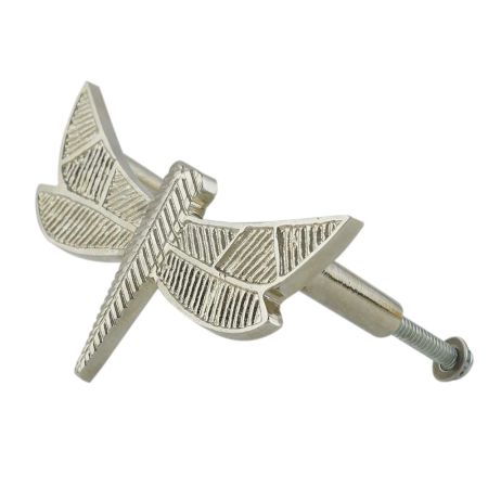 Silver Dragonfly Iron Cabinet Handles